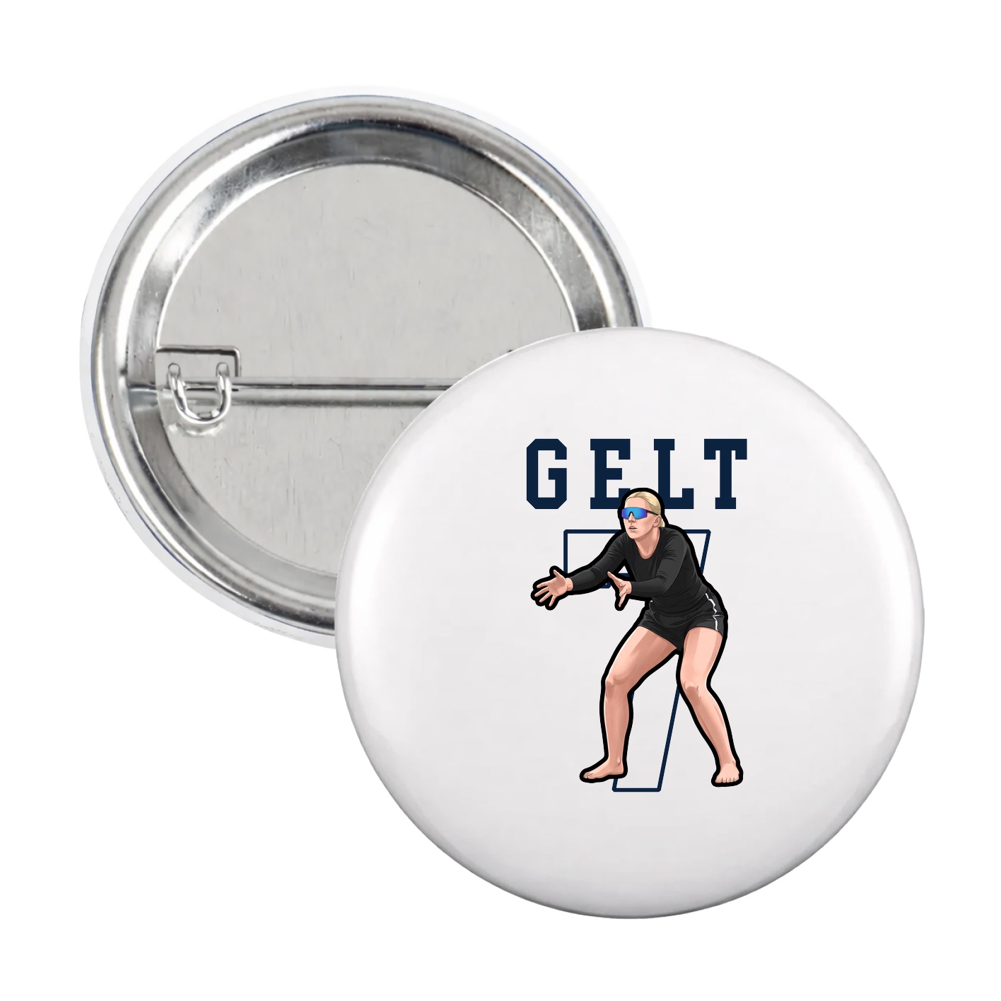 Game Day Button — Shirsey in White