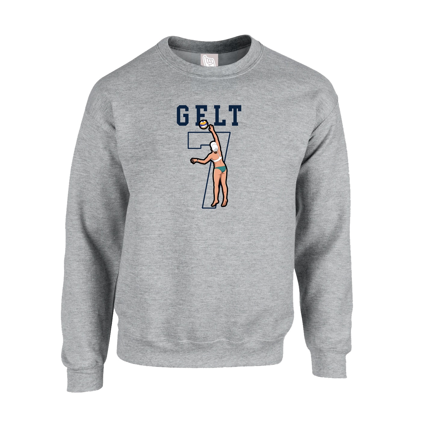 Fleece Crew — Shirsey in Grey