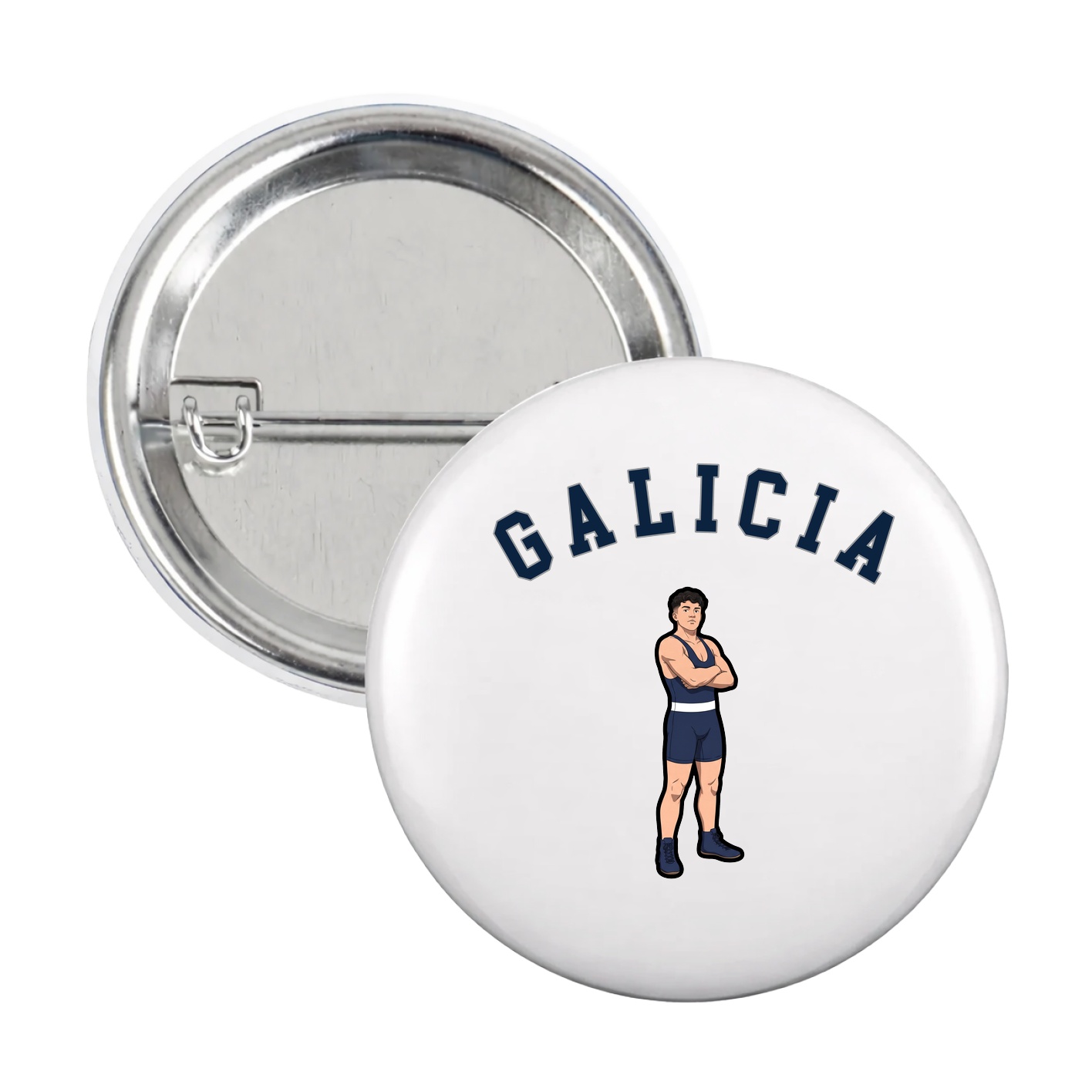 Game Day Button — Shirsey Arch in White