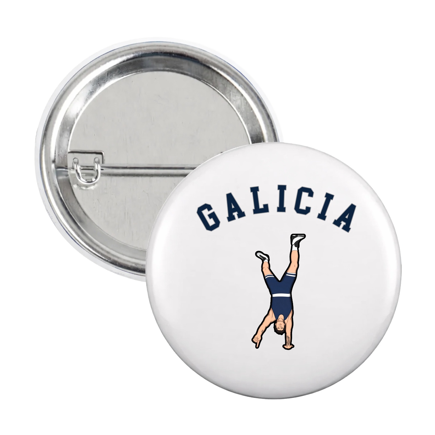 Game Day Button — Shirsey Arch in White
