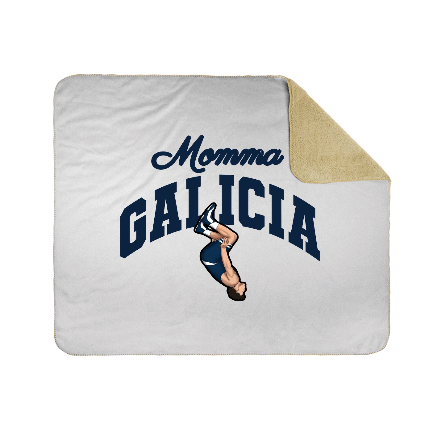 Throw Blanket — Mothers Day Arch in White