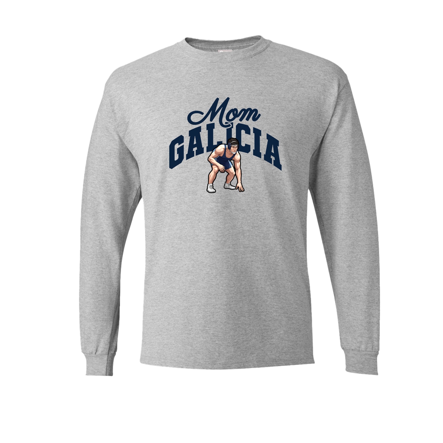 Long Sleeve Tee — Mothers Day Arch in Grey