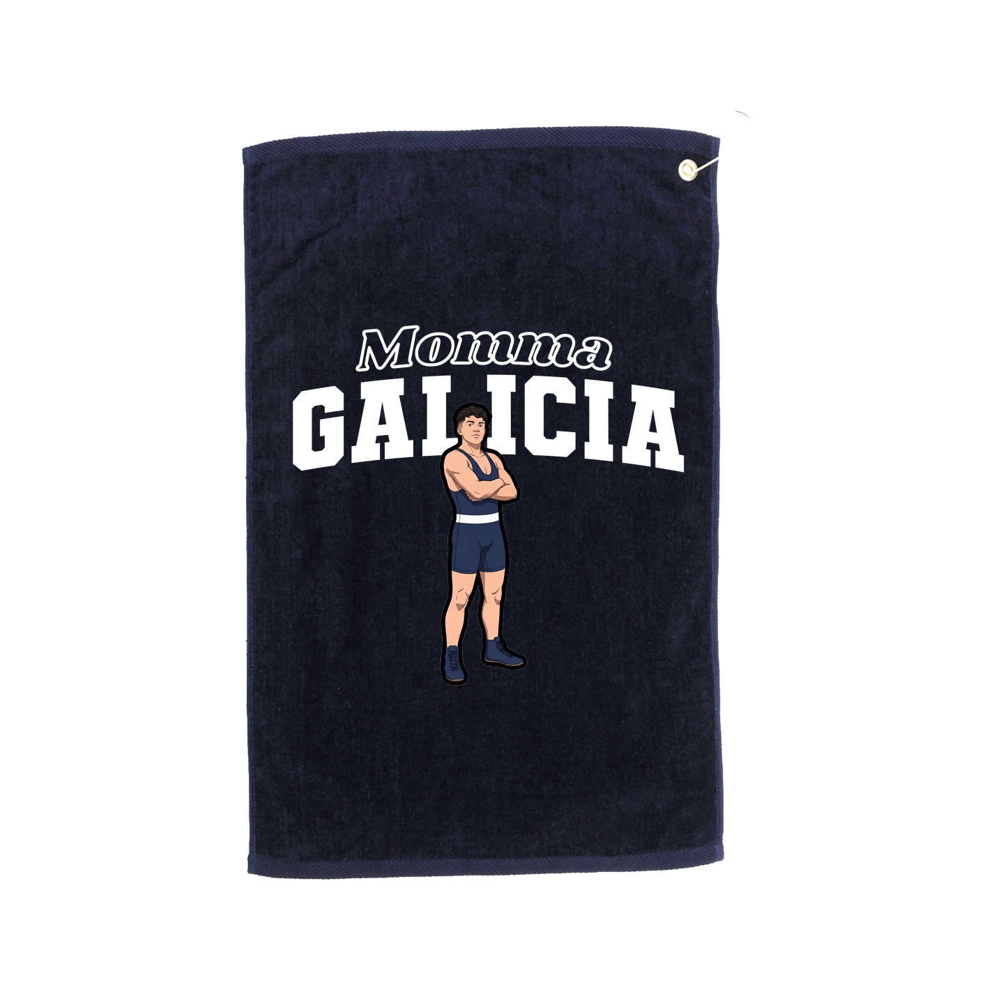 Golf Towel — Mothers Day Block in Navy