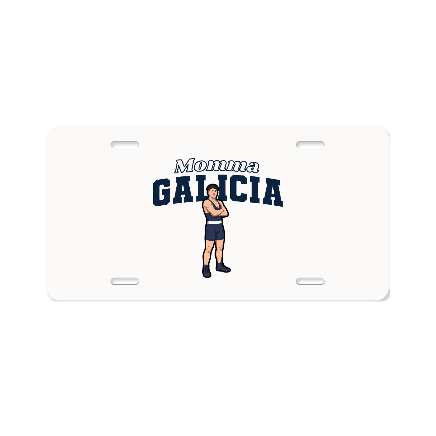 License Plate — Mothers Day Block in Classic