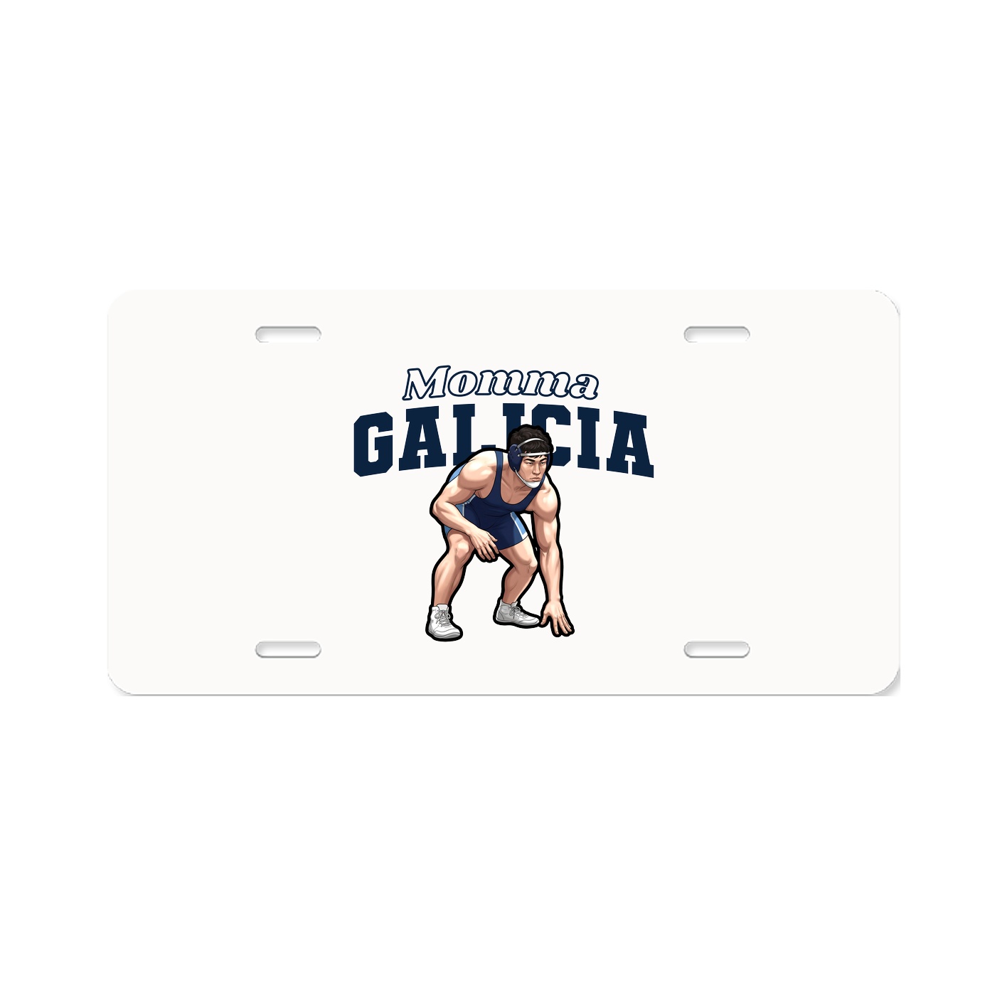 License Plate — Mothers Day Block in Classic