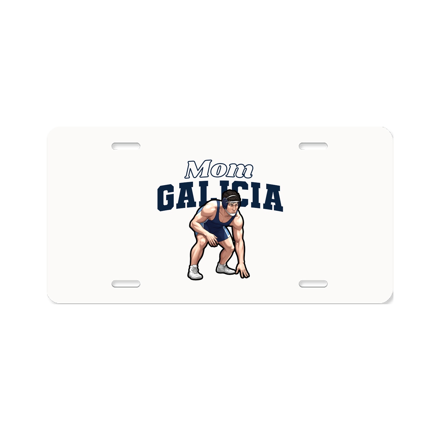 License Plate — Mothers Day Block in Classic