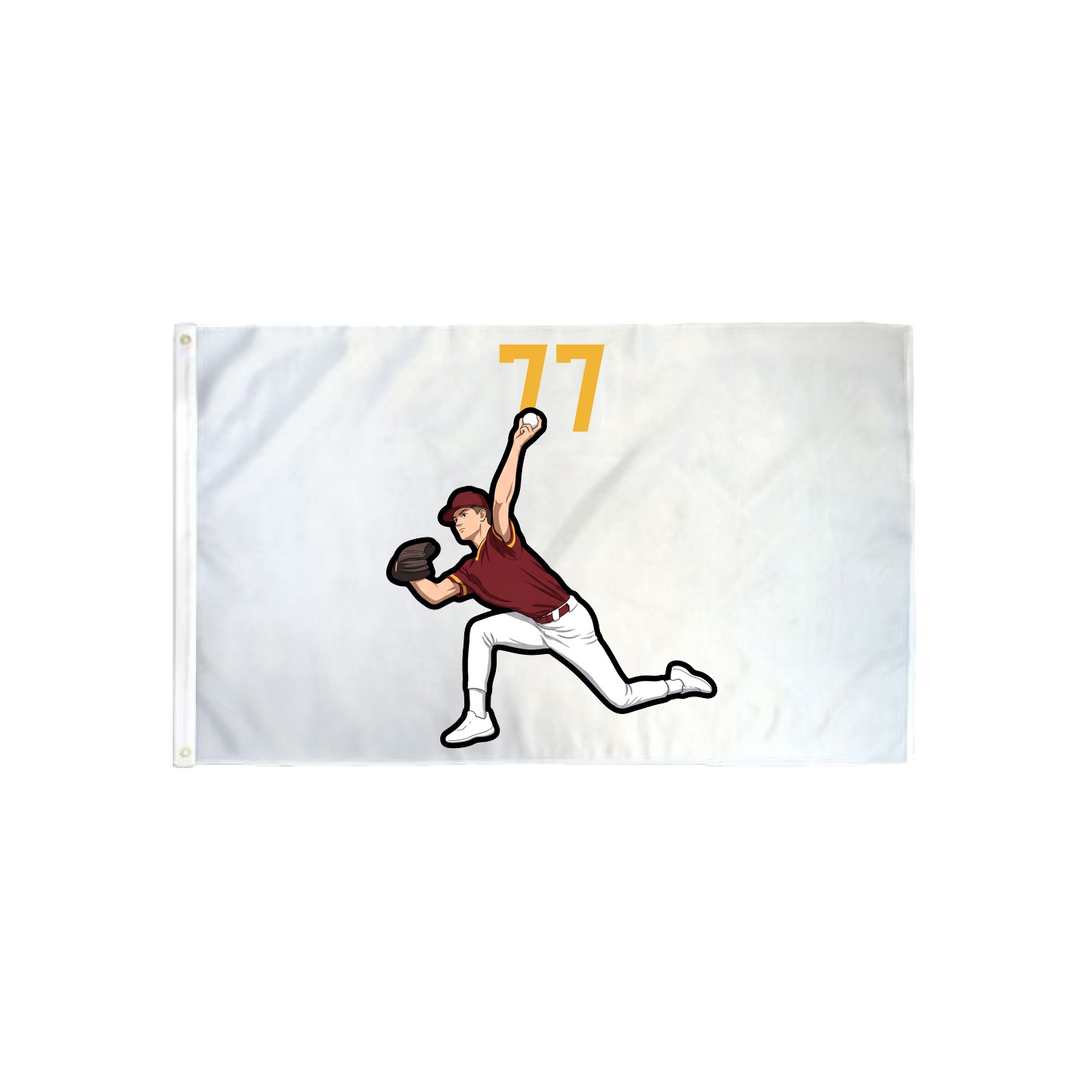 3x5 Flag — Number Top in Classic