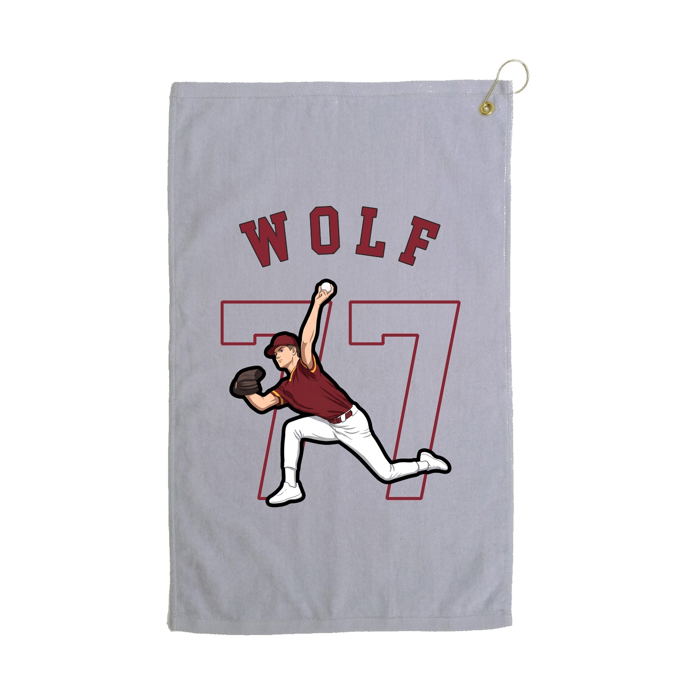 Golf Towel — Shirsey Arch in Grey