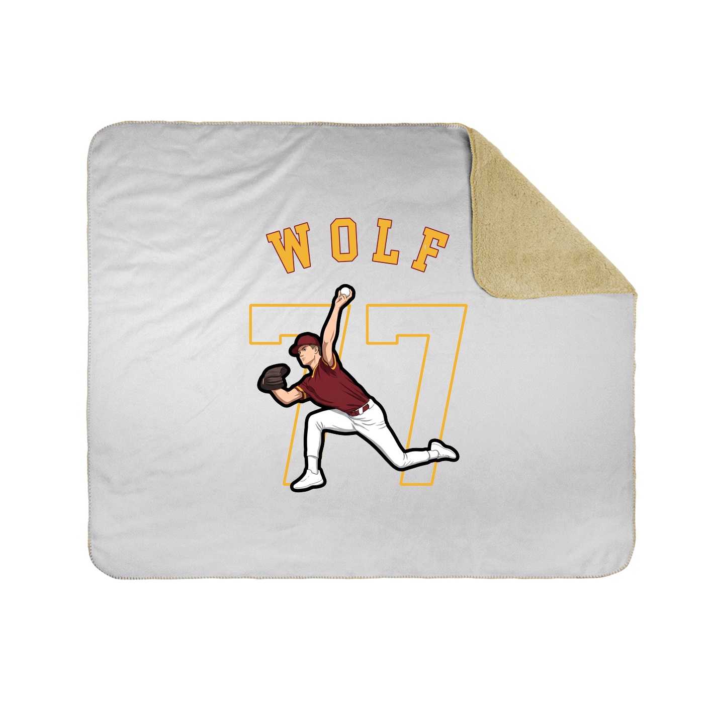 Throw Blanket — Shirsey Arch in White