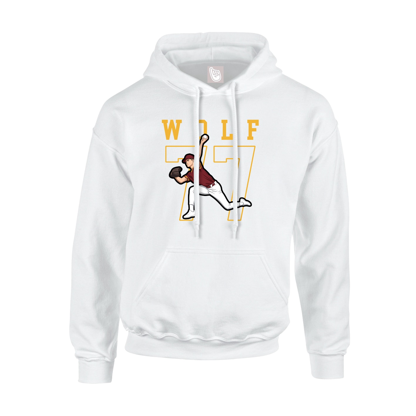 Youth Hoodie — Shirsey in White