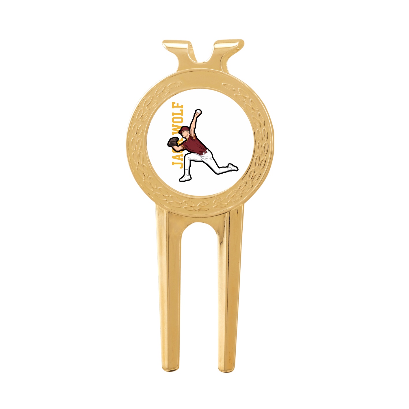 Divot Tool with Ball Marker — Name Vertical in Classic