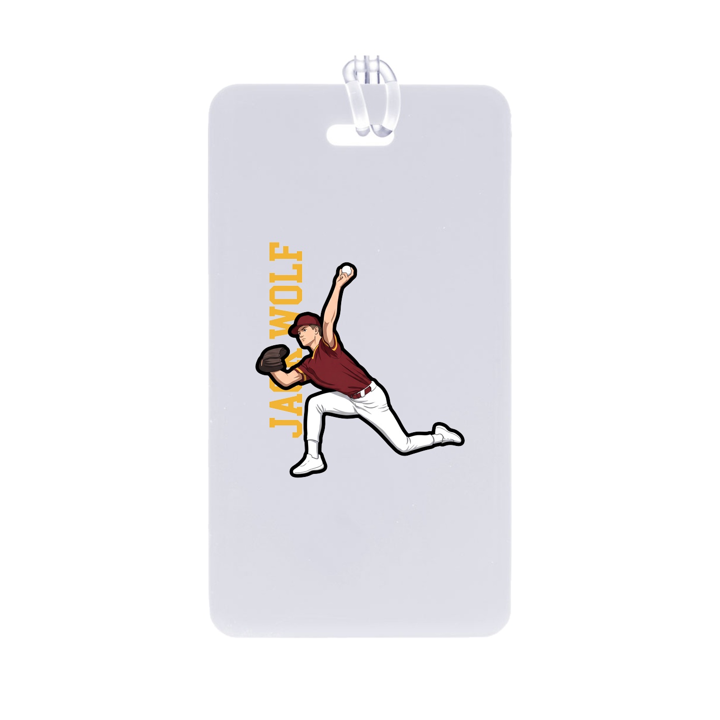 Bag Tag — Name Vertical in Classic