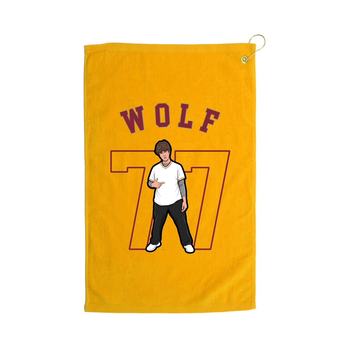 Golf Towel — Shirsey Arch in Gold