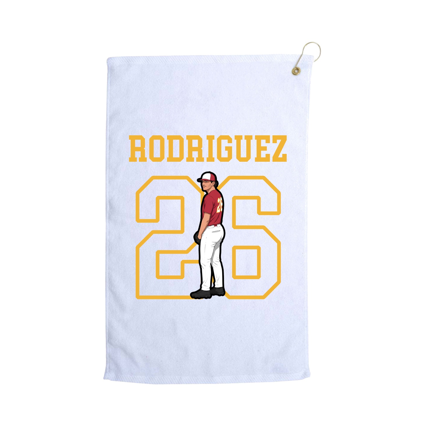 Golf Towel — Shirsey in White