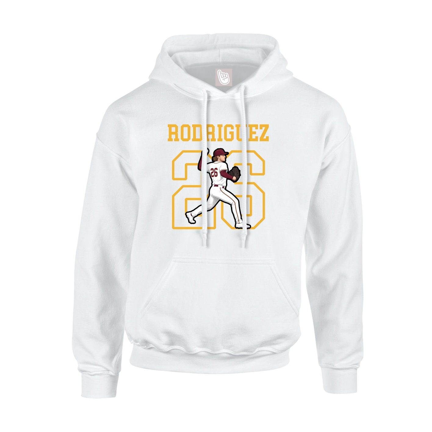 Youth Hoodie — Shirsey in White