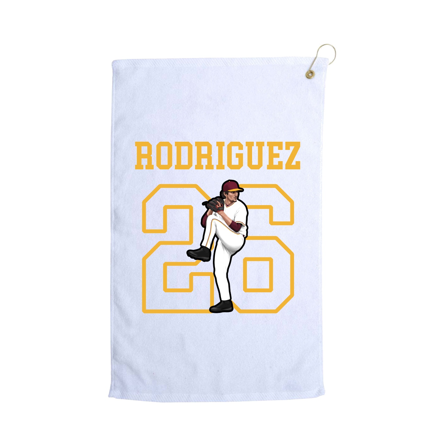 Golf Towel — Shirsey in White
