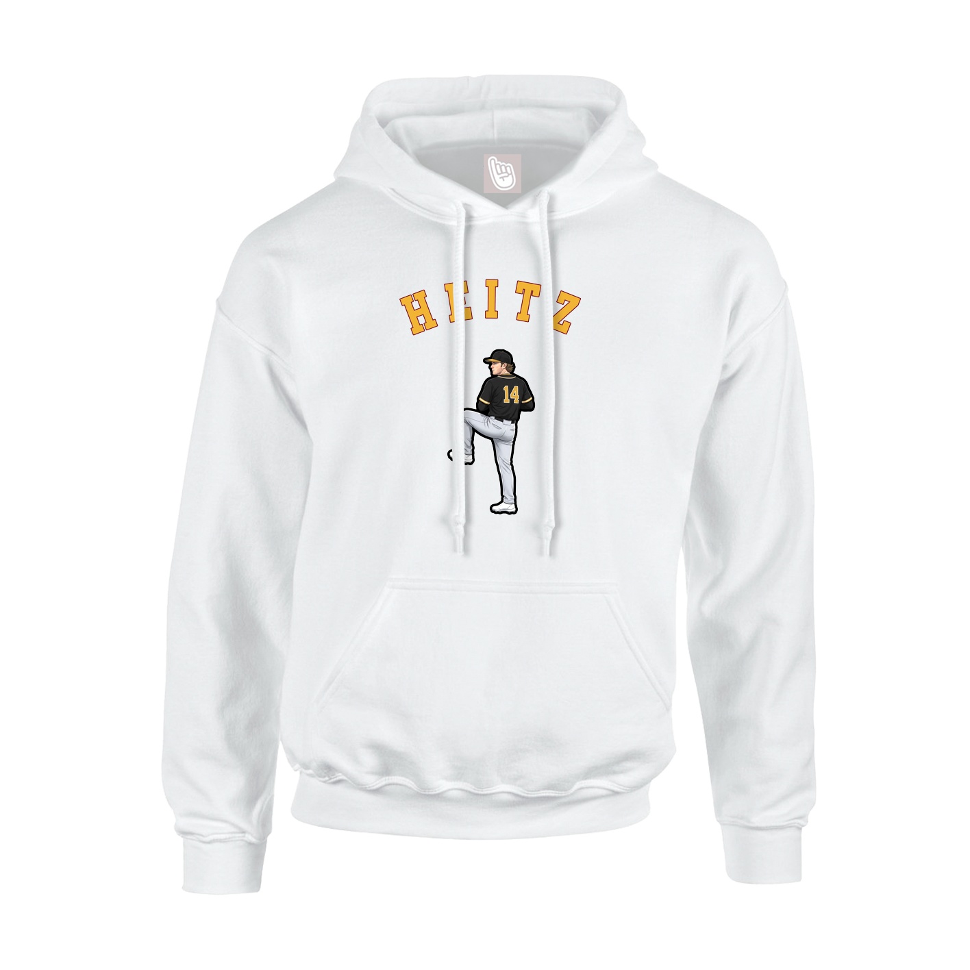 Hoodie — Shirsey Arch in White