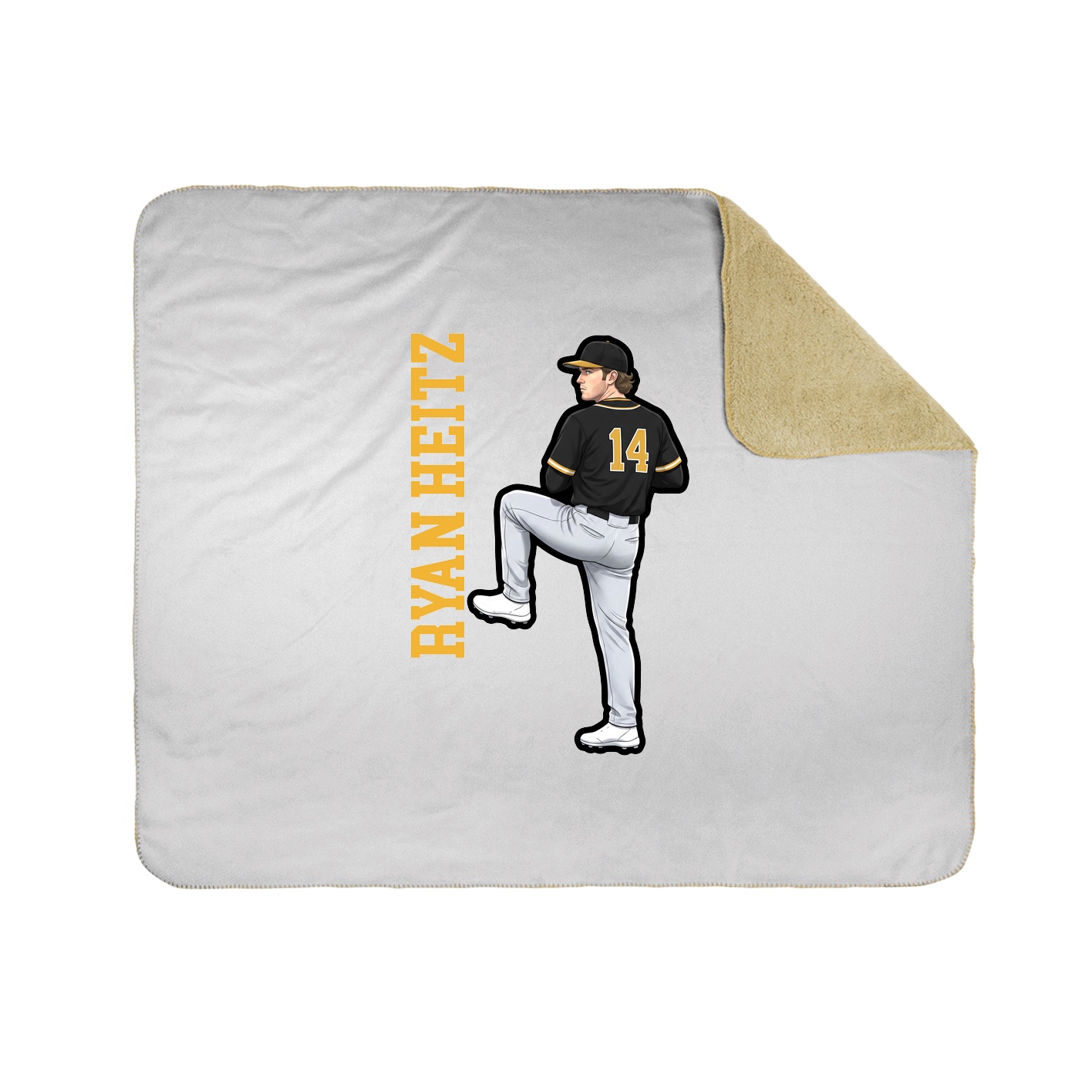 50x60 Sherpa Lined Throw Blanket