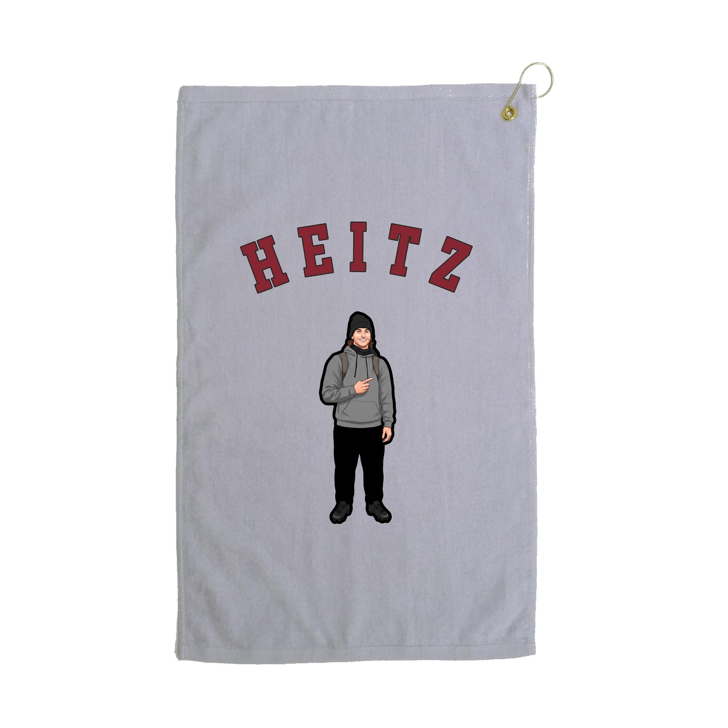 Golf Towel — Shirsey Arch in Grey