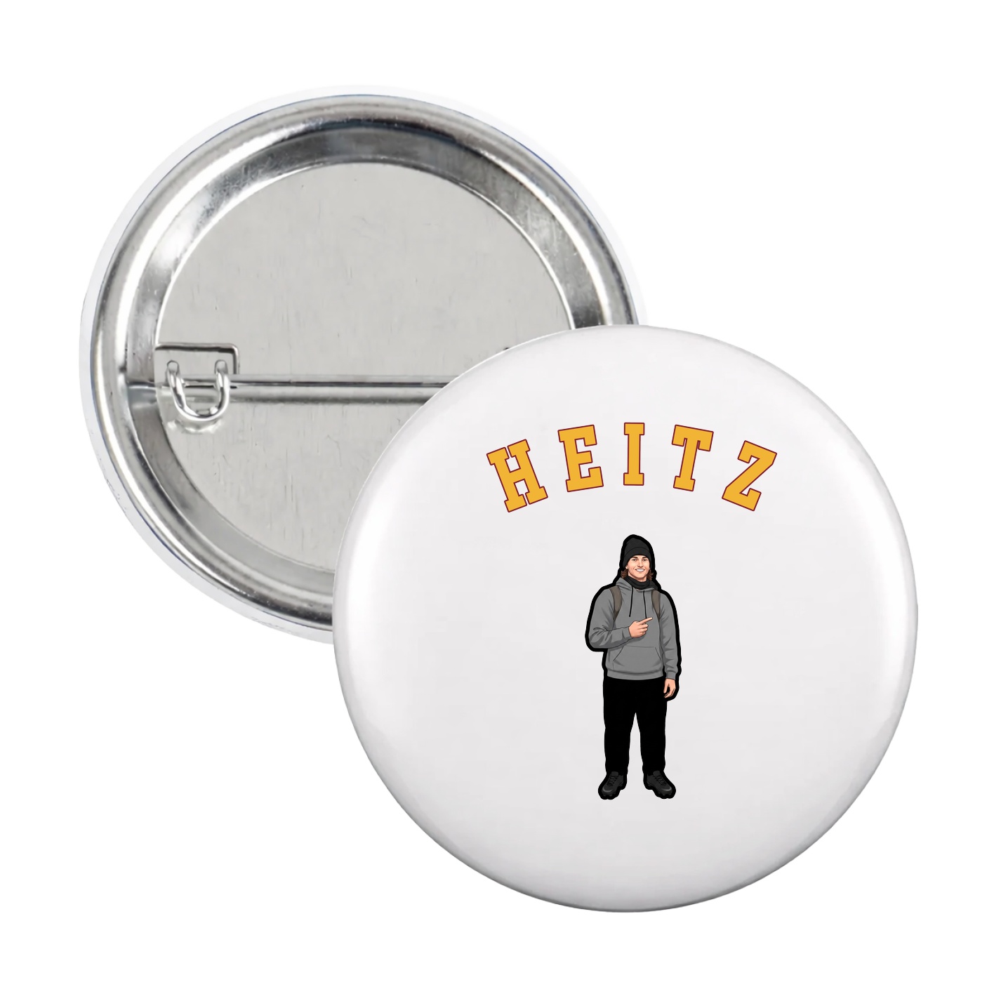 Game Day Button — Shirsey Arch in White