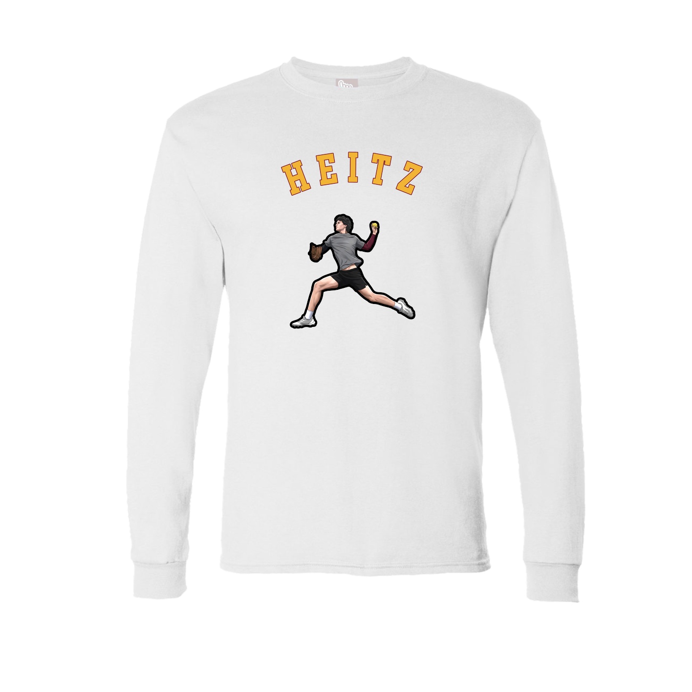 Long Sleeve Tee — Shirsey Arch in White