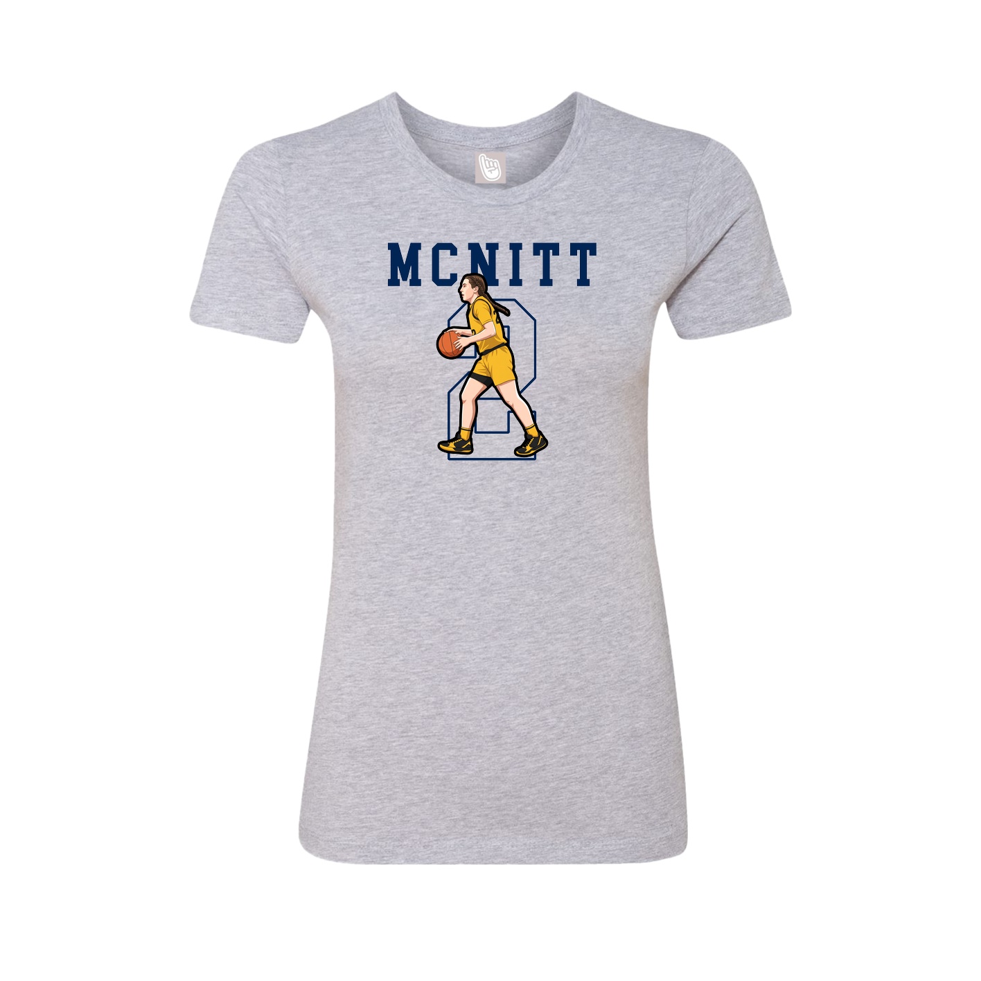 Fitted Women's Tee — Shirsey in Grey