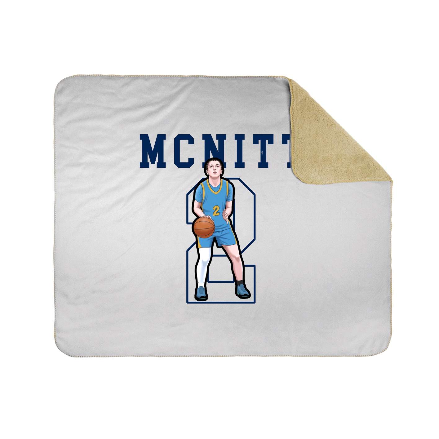 Throw Blanket — Shirsey in White