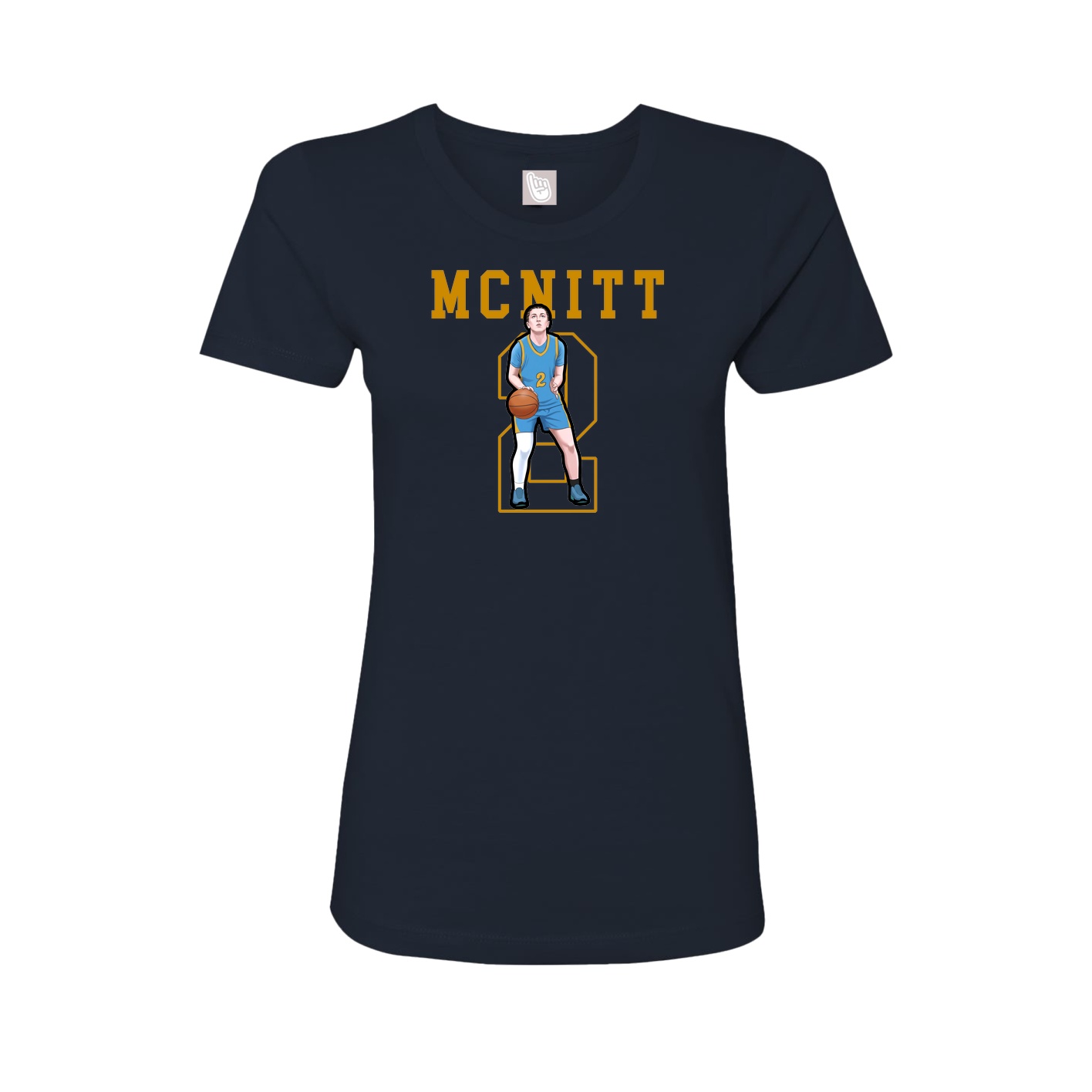 Fitted Women's Tee — Shirsey in Navy