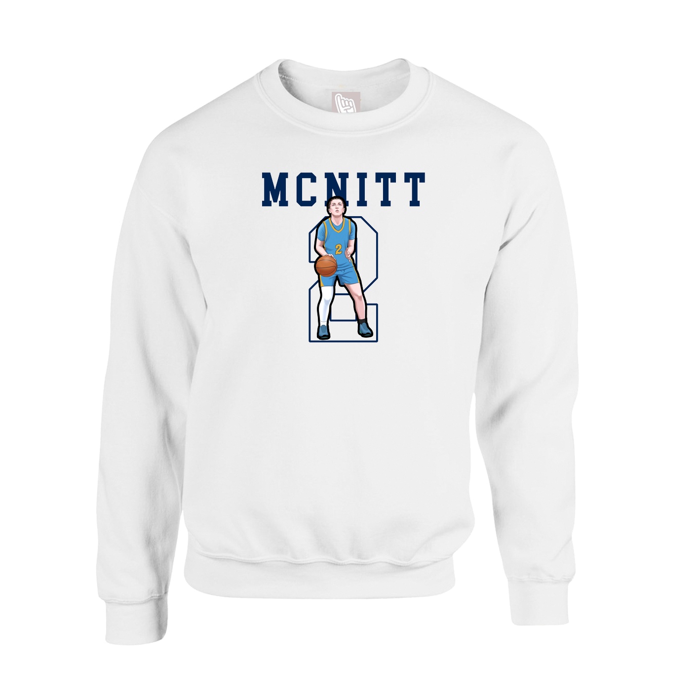 Fleece Crew — Shirsey in White