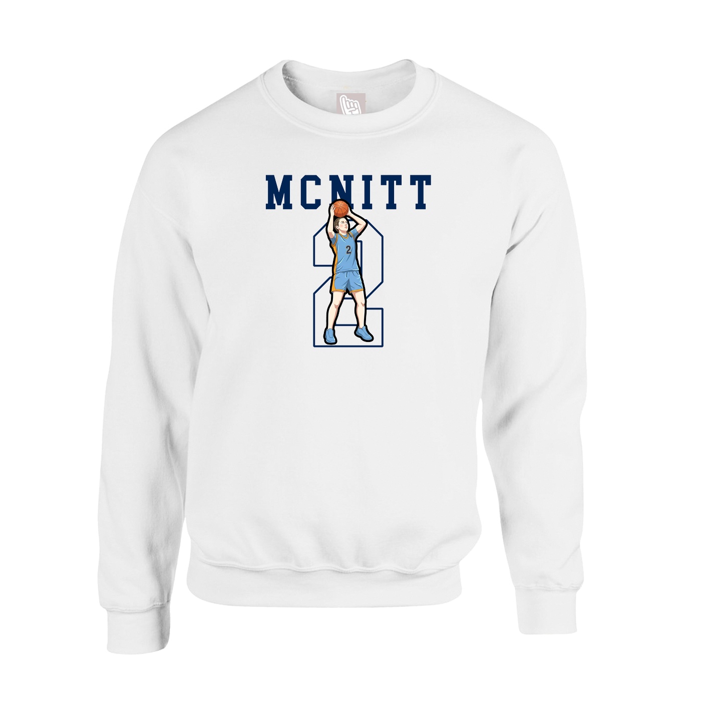 Fleece Crew — Shirsey in White