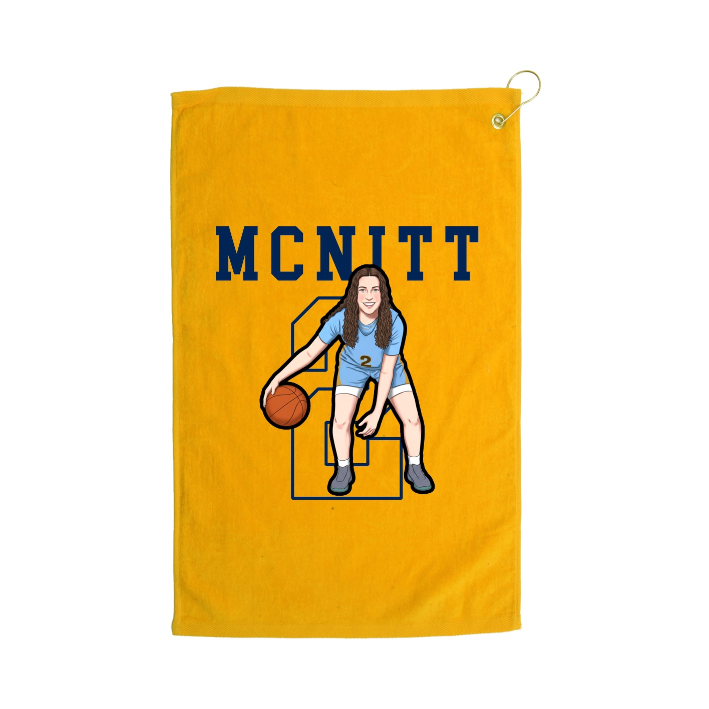 Golf Towel — Shirsey in Gold