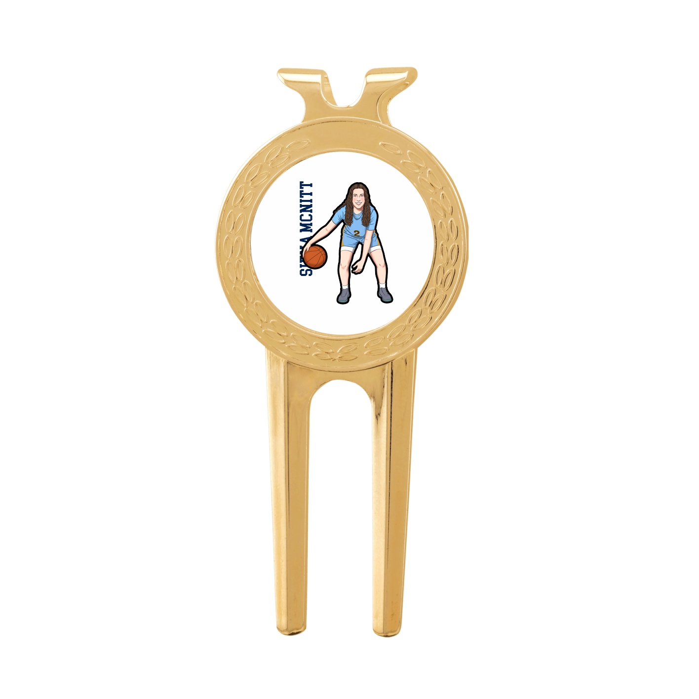 Divot Tool with Ball Marker — Name Vertical in Classic
