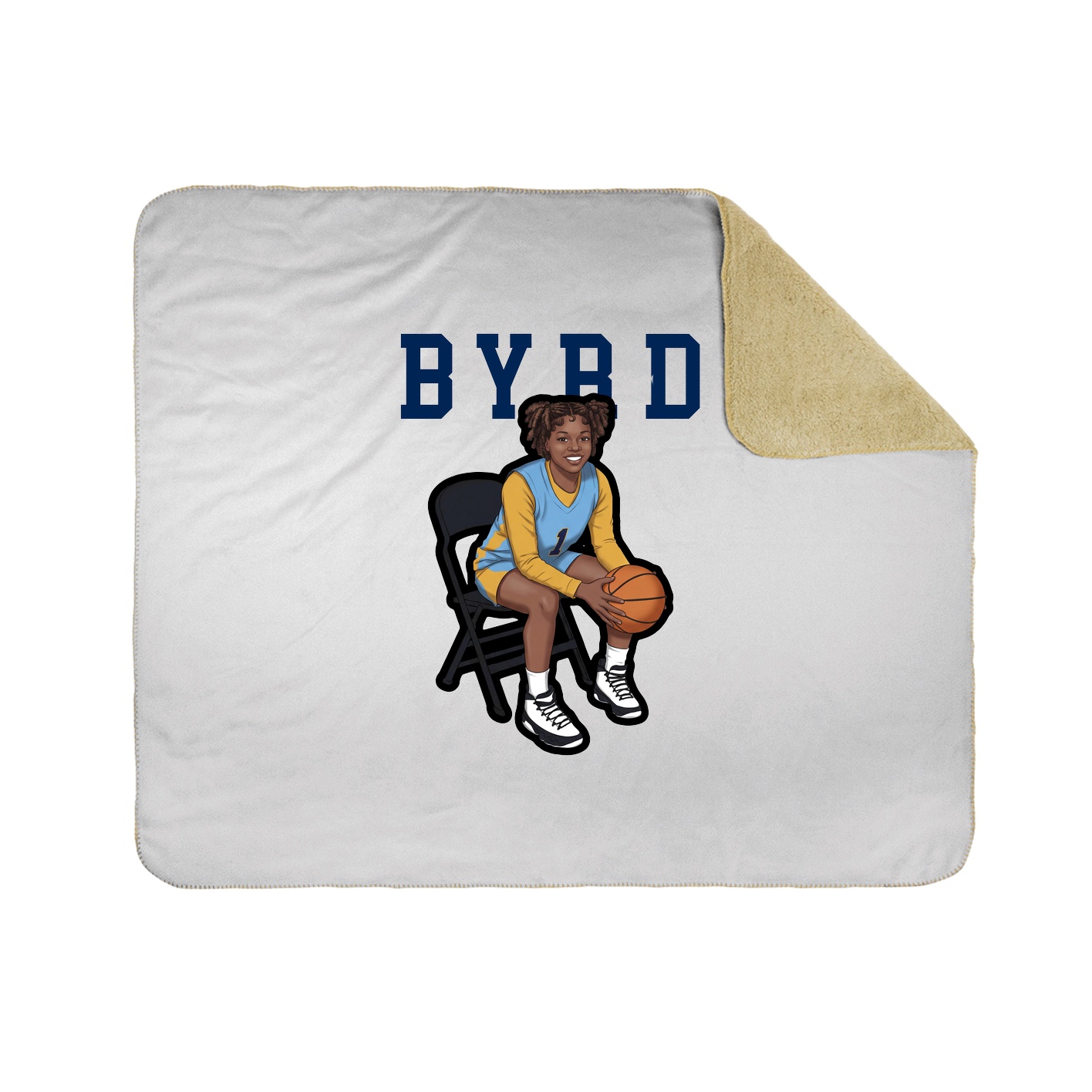 Throw Blanket — Shirsey in White
