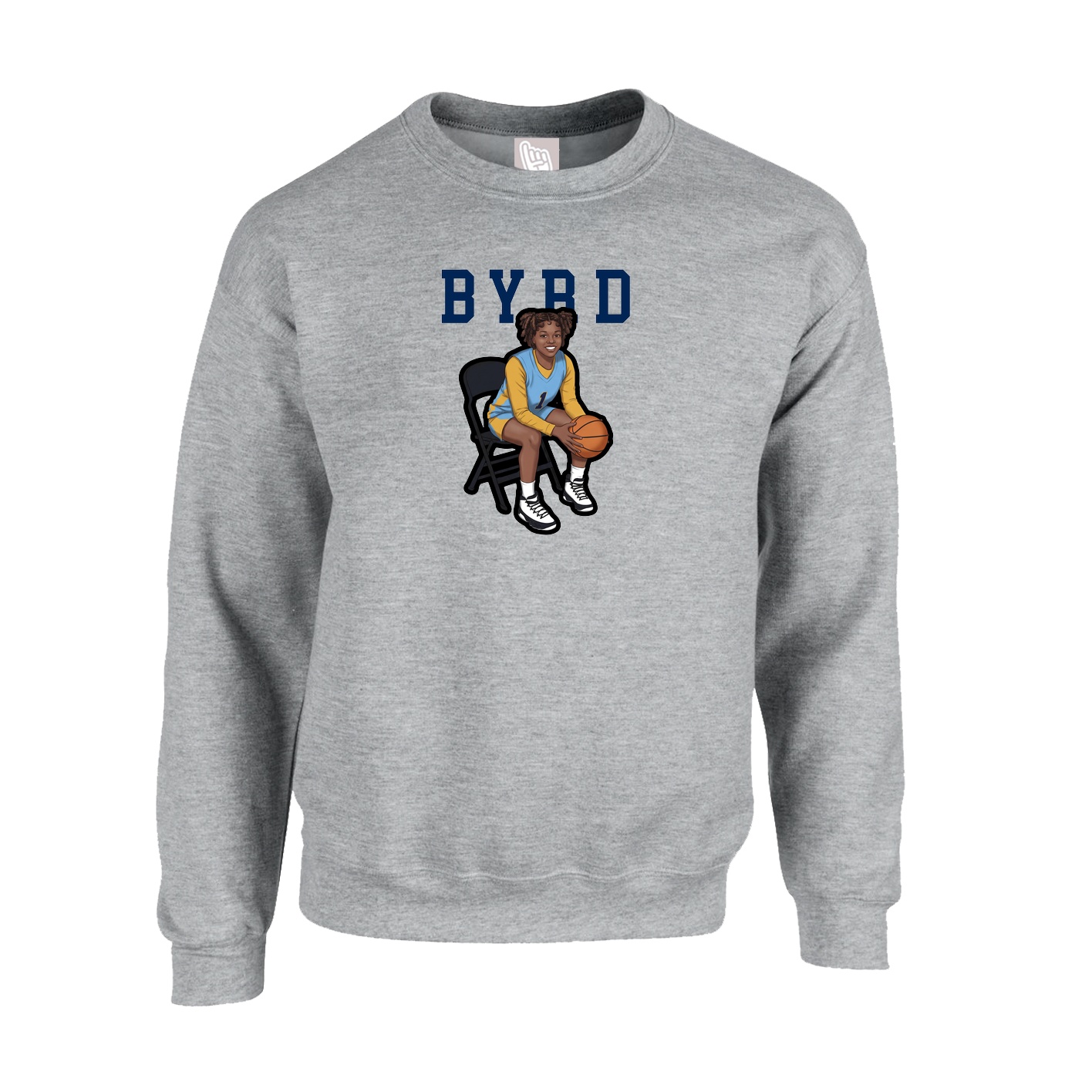 Fleece Crew — Shirsey in Grey