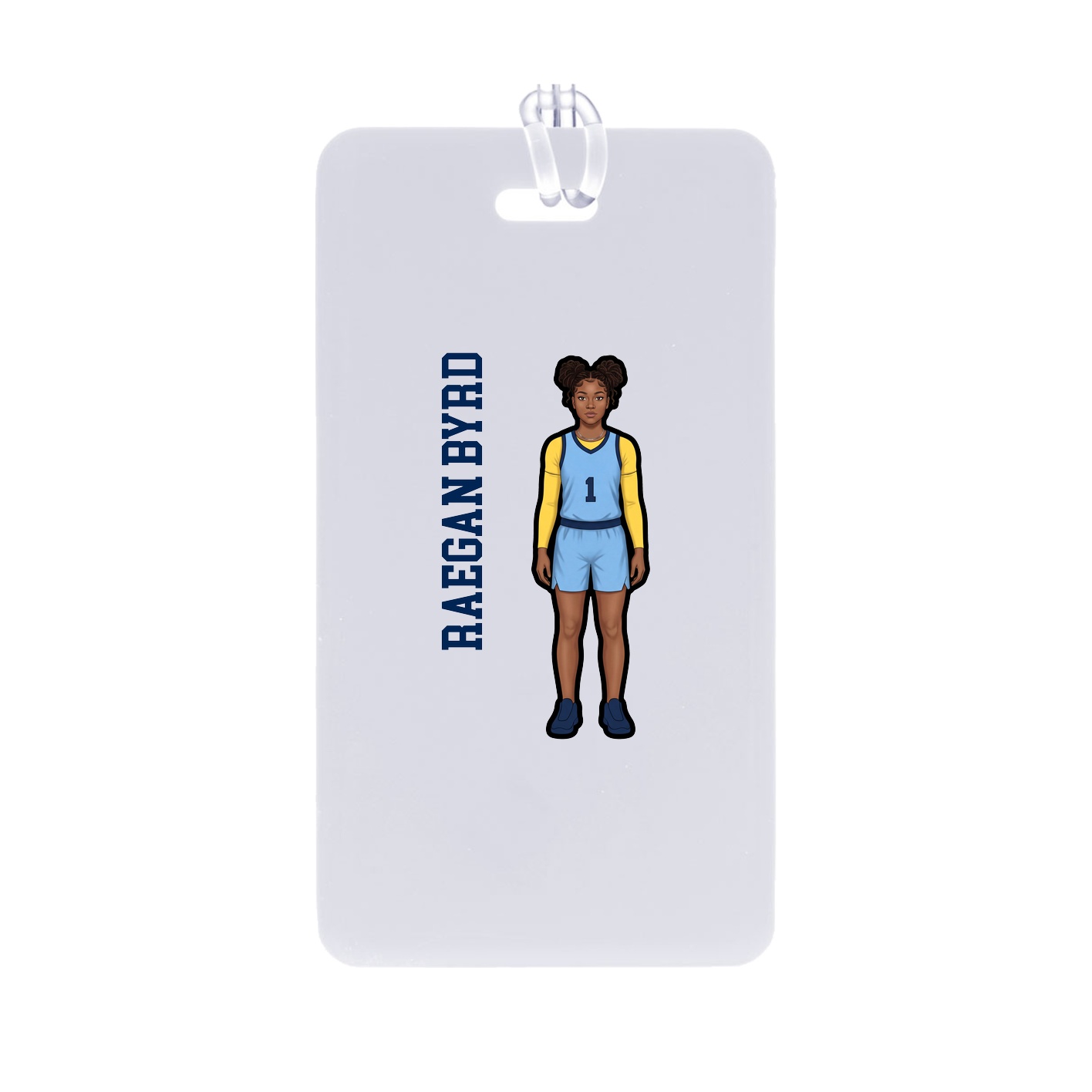 Bag Tag — Name Vertical in Classic