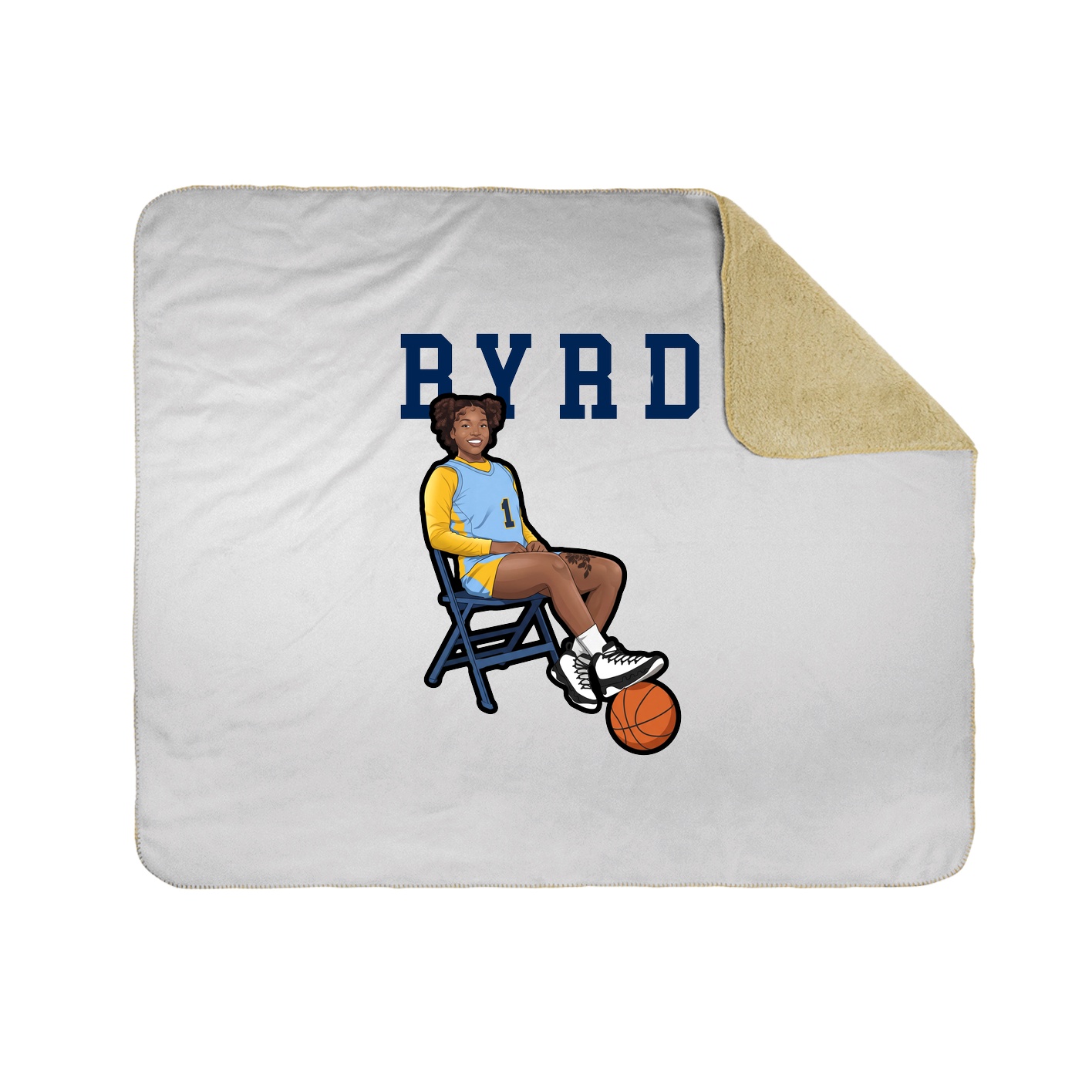Throw Blanket — Shirsey in White