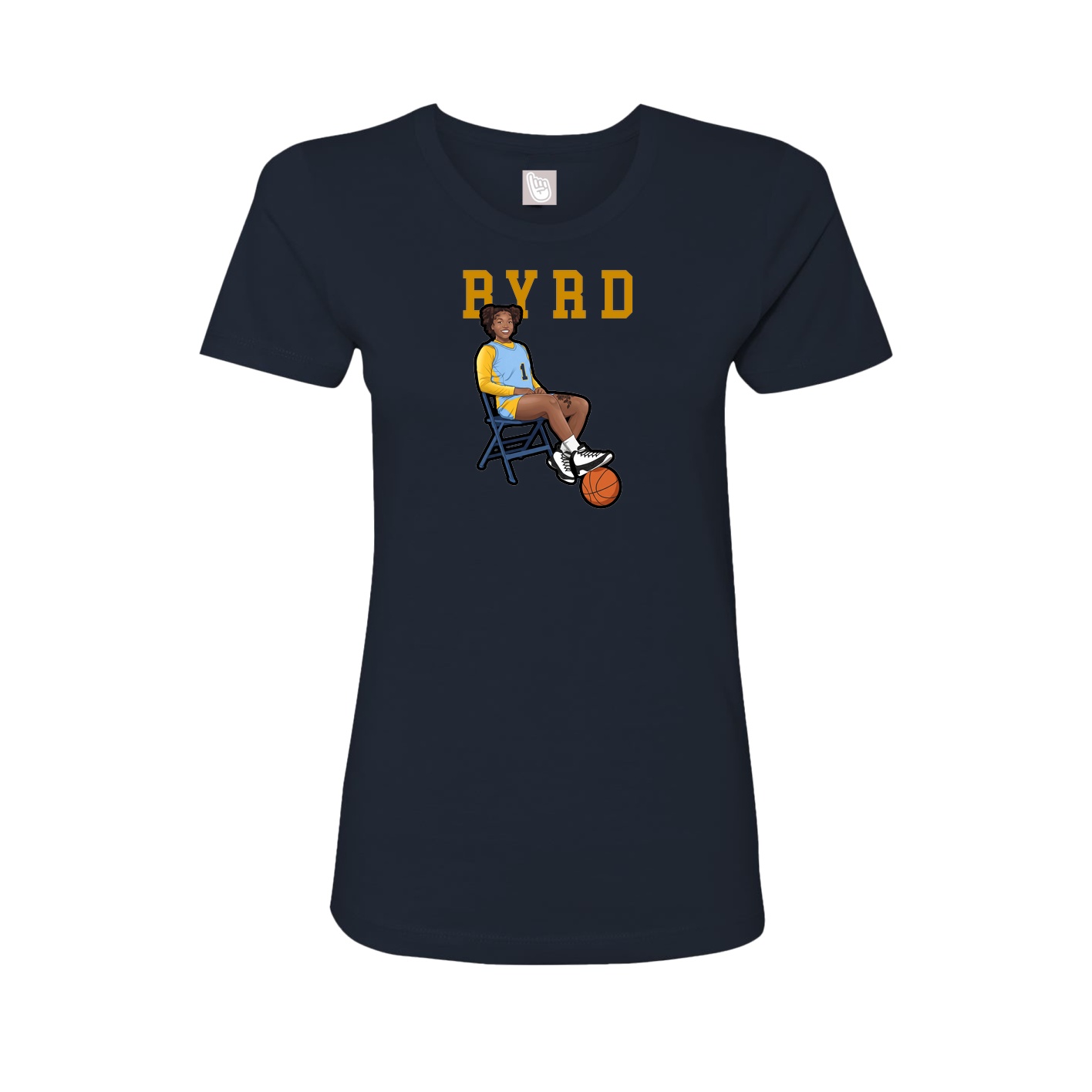 Fitted Women's Tee — Shirsey in Navy