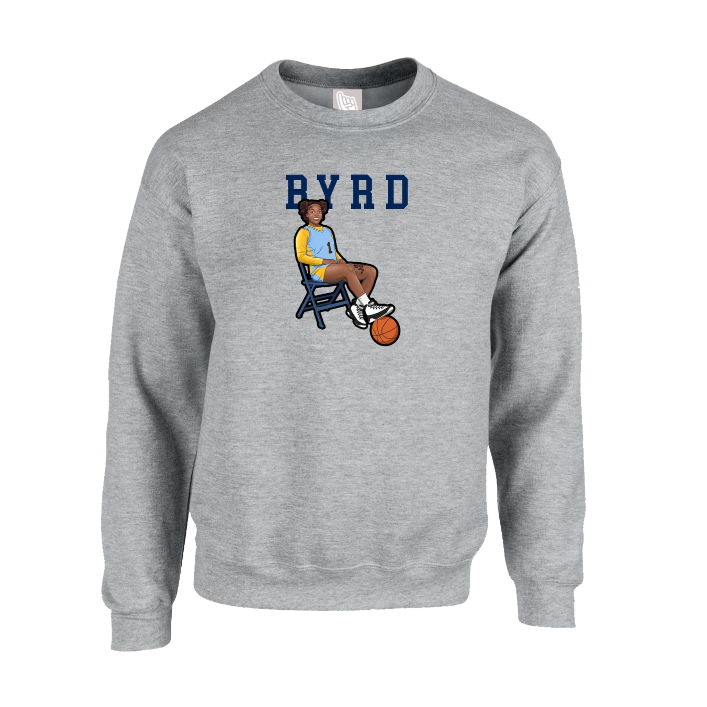 Fleece Crew — Shirsey in Grey