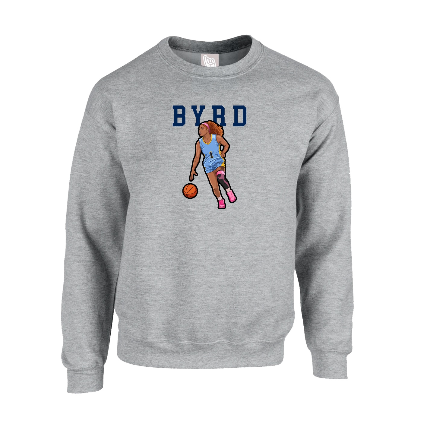 Fleece Crew — Shirsey in Grey