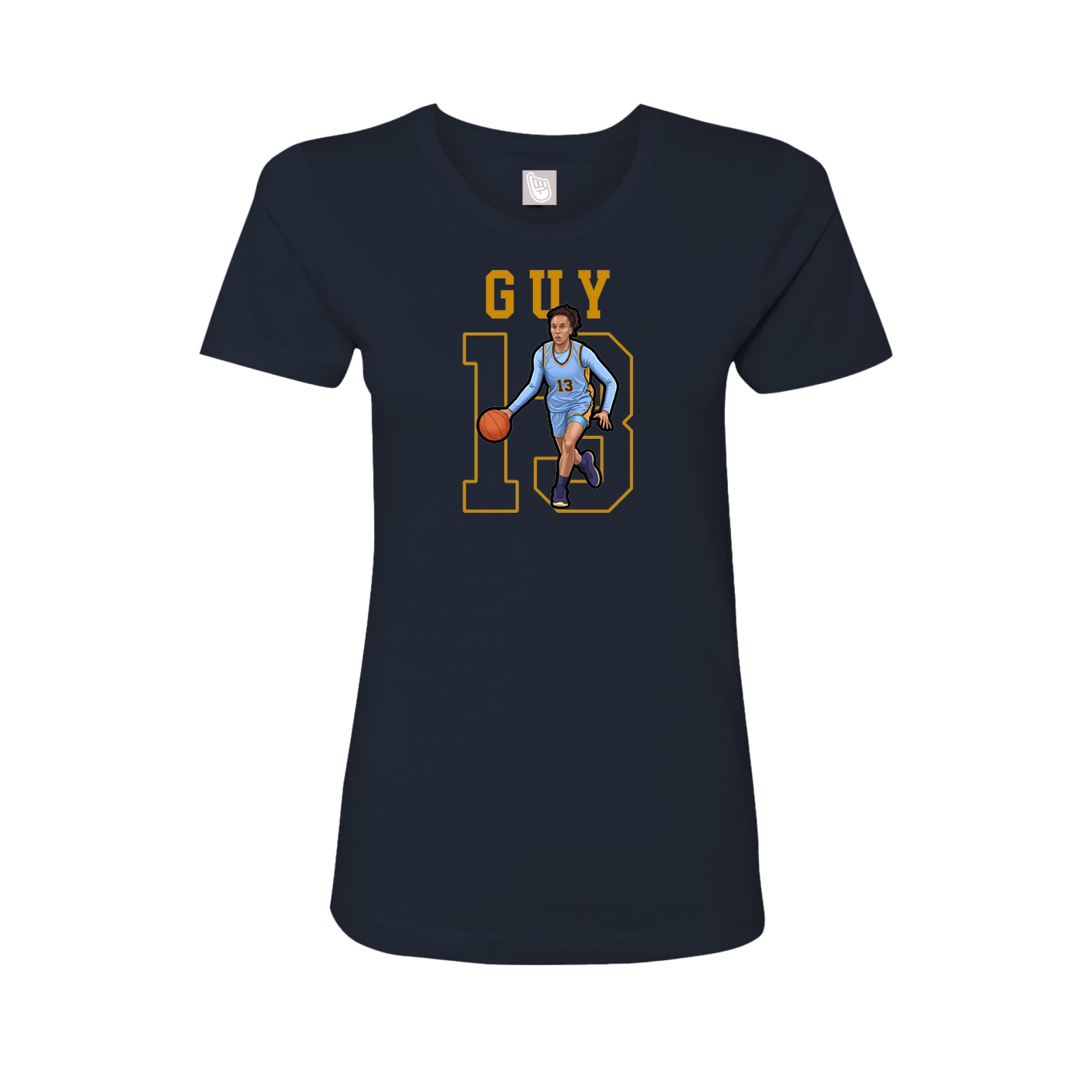 Fitted Women's Tee — Shirsey in Navy