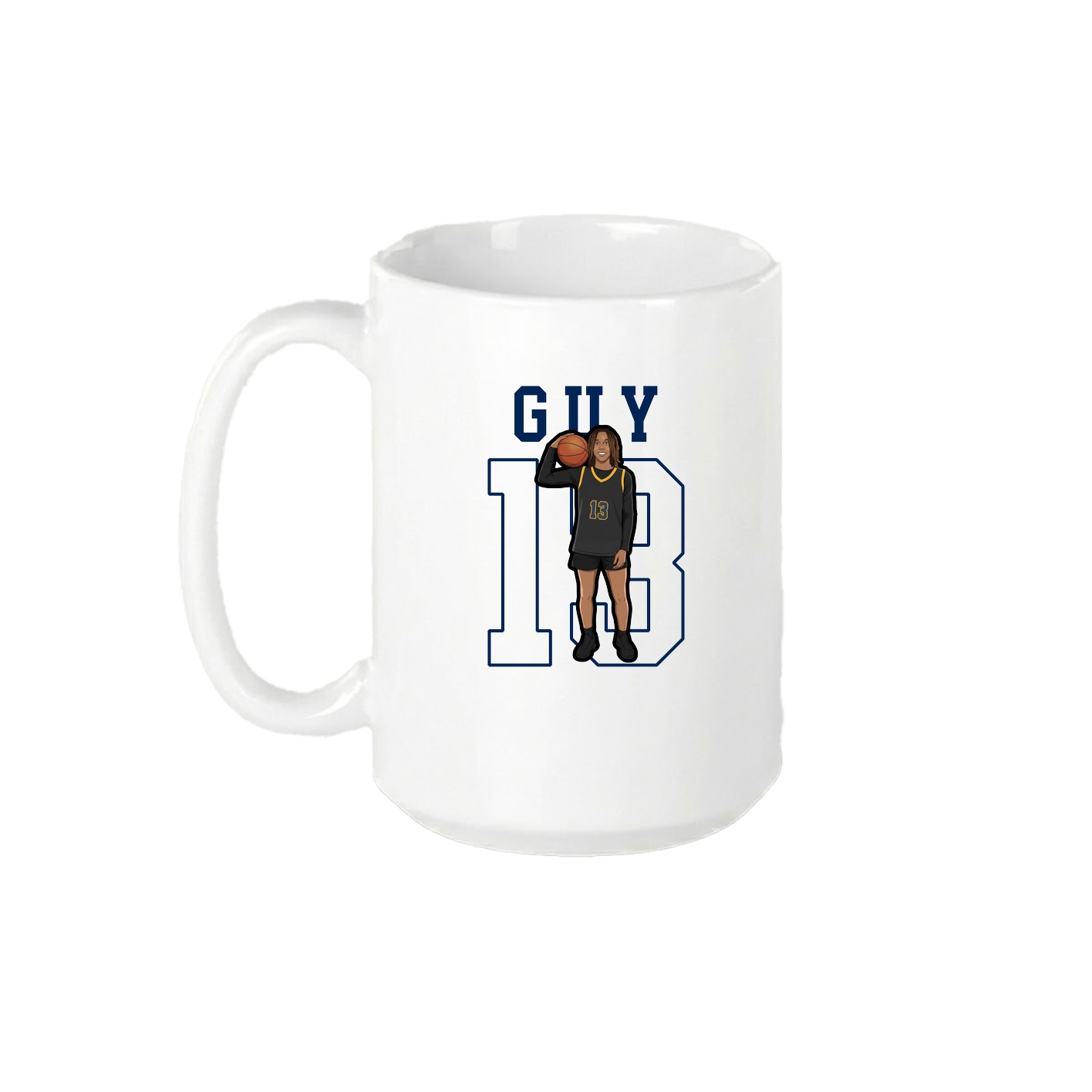 15oz Coffee Mug — Shirsey in White