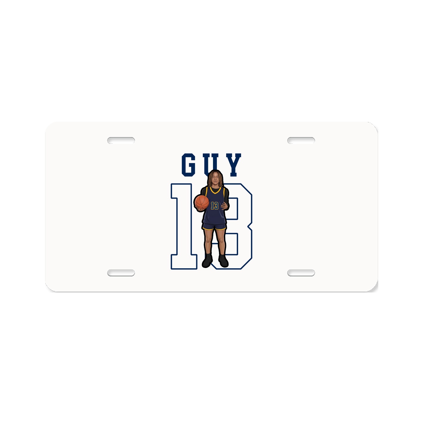 License Plate — Shirsey in Classic