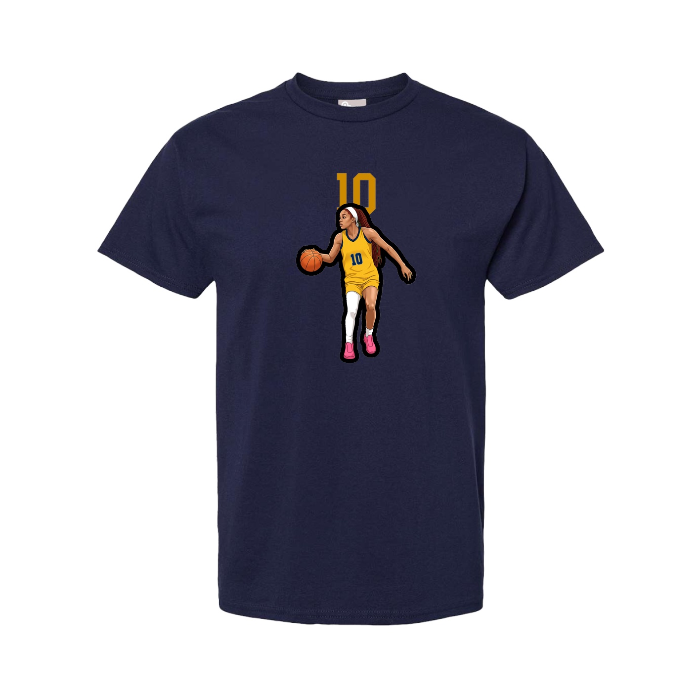 Tee — Number Top in Navy