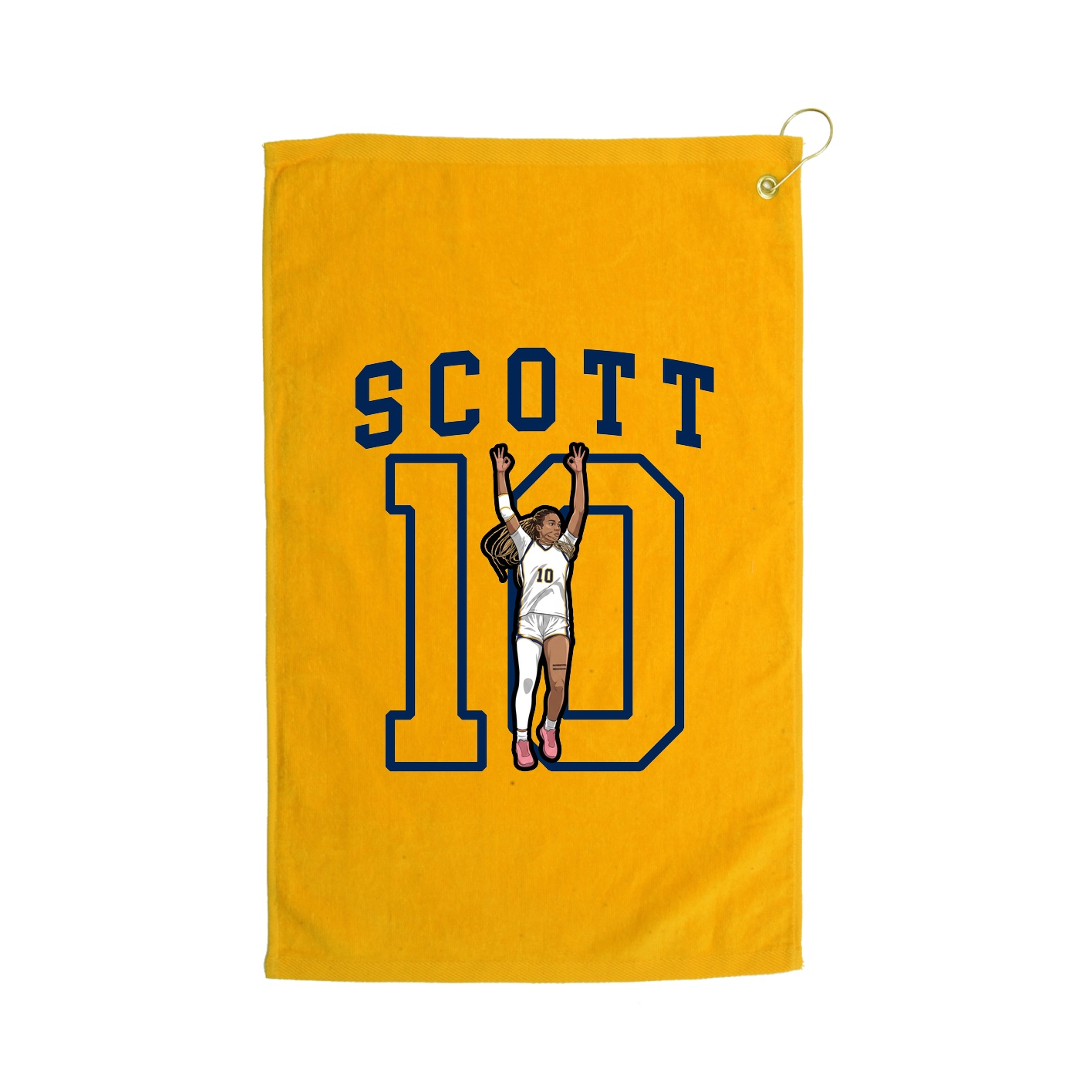 Golf Towel — Shirsey in Gold