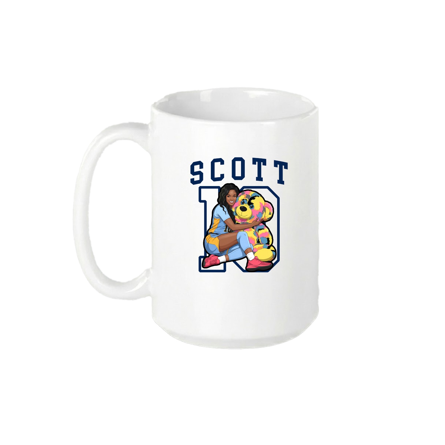 15oz Coffee Mug — Shirsey in White