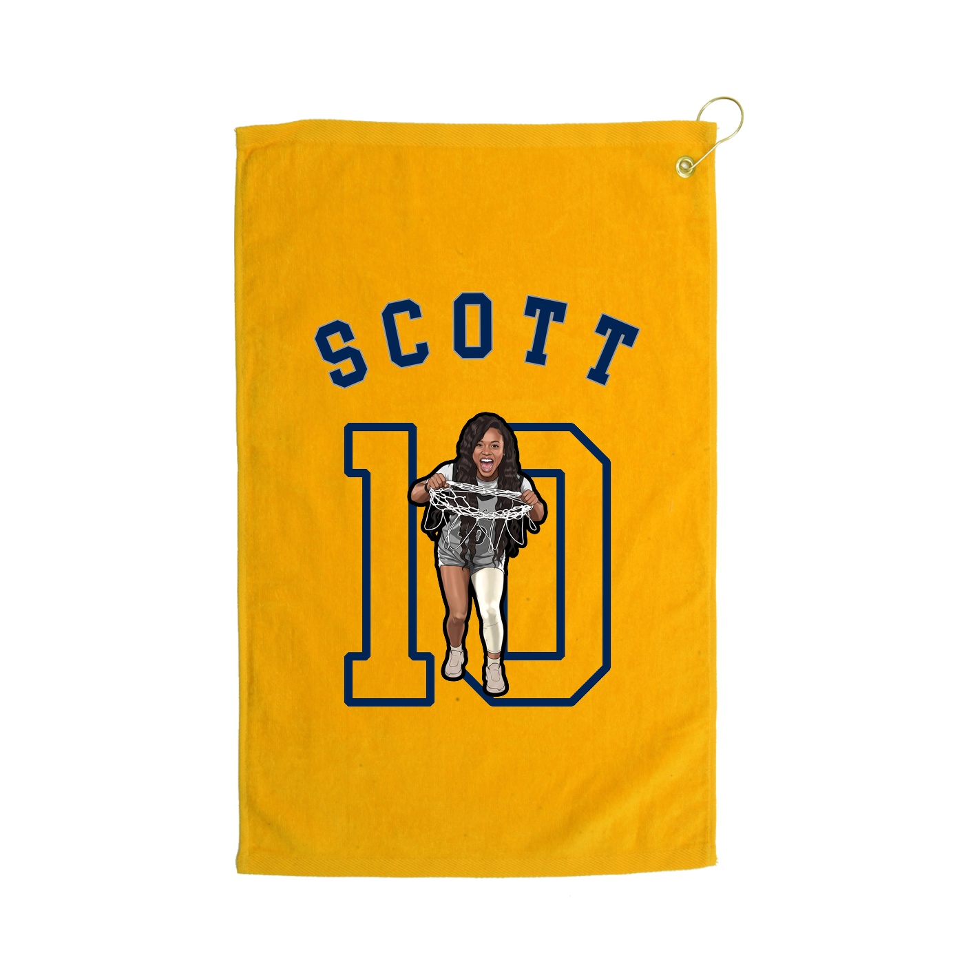 Golf Towel — Shirsey Arch in Gold