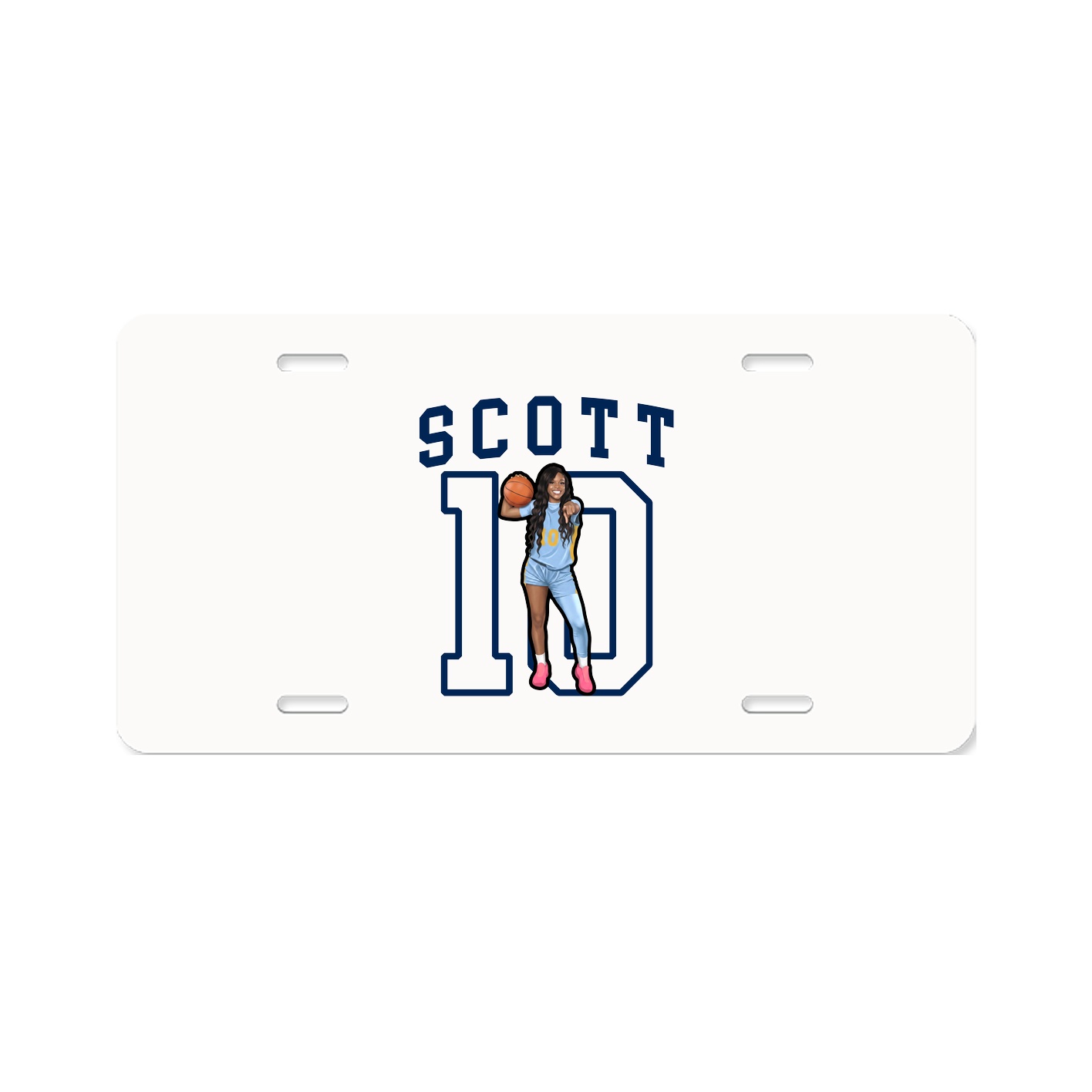 Aluminum License Plate