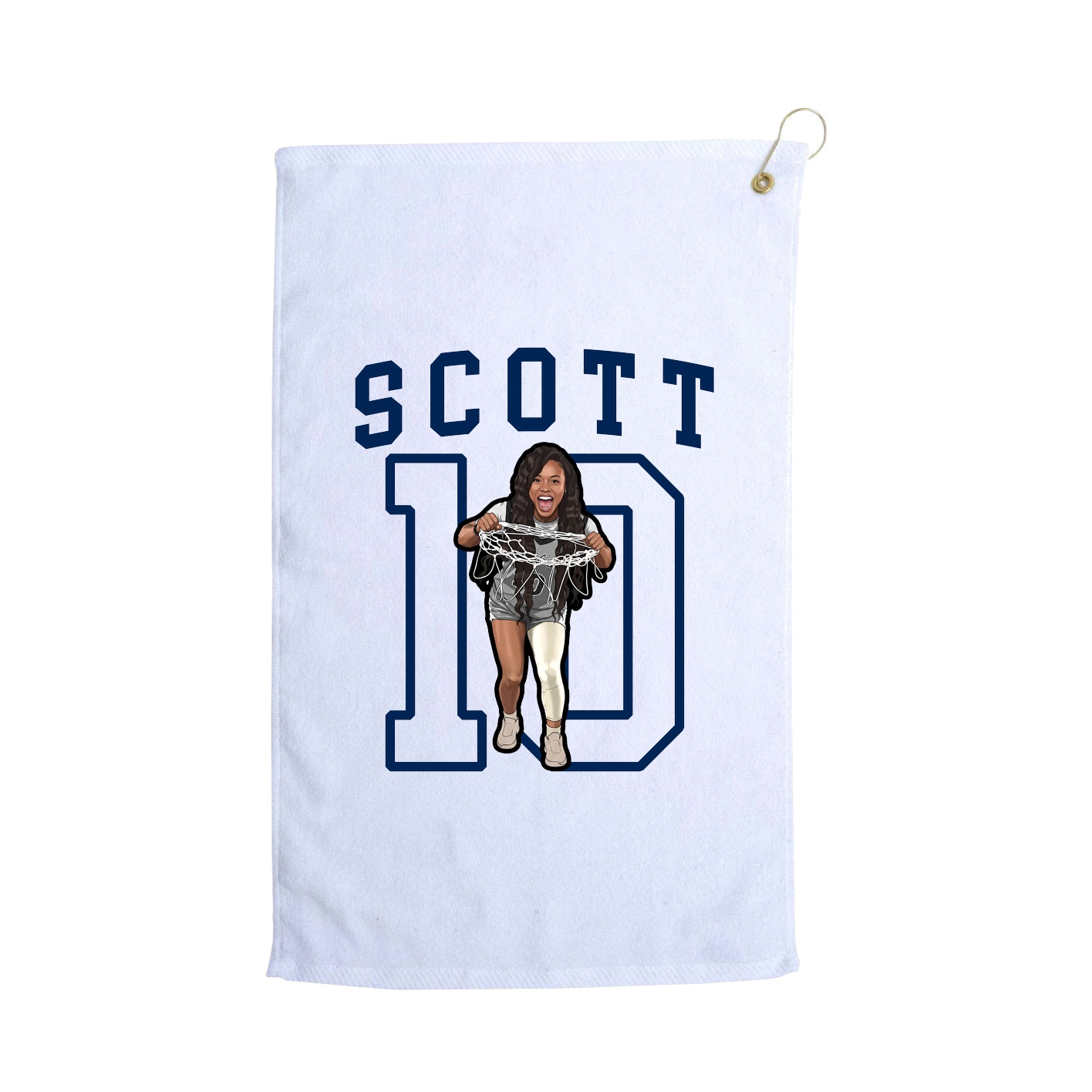 Golf Towel — Shirsey in White