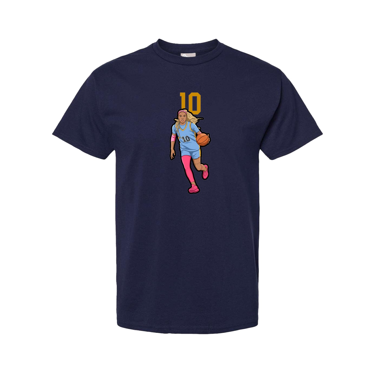 Youth Tee — Number Top in Navy