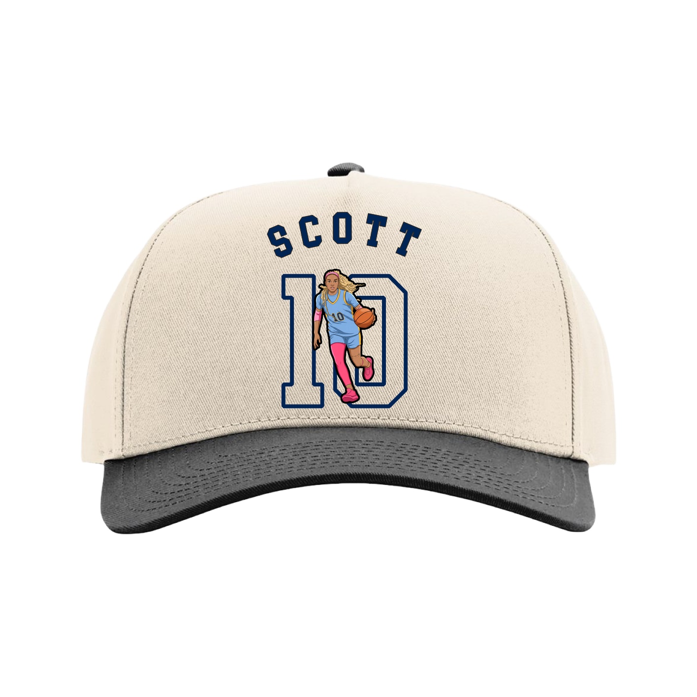 Full Fabric Five-Panel Champ Cap